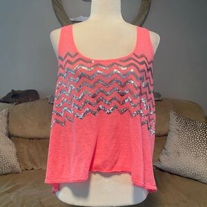Victoria’s Secret Pink sequin tank top